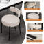 Chaises d'appoint rembourrées avec structure en fer-380601312