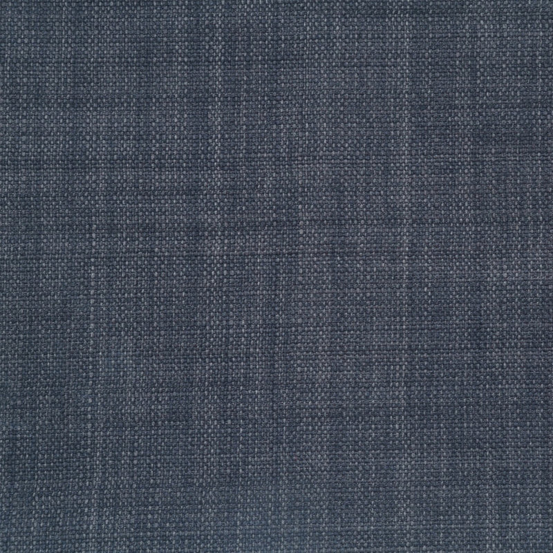 Terel Upholstered Ottoman, Dark Blue Fabric