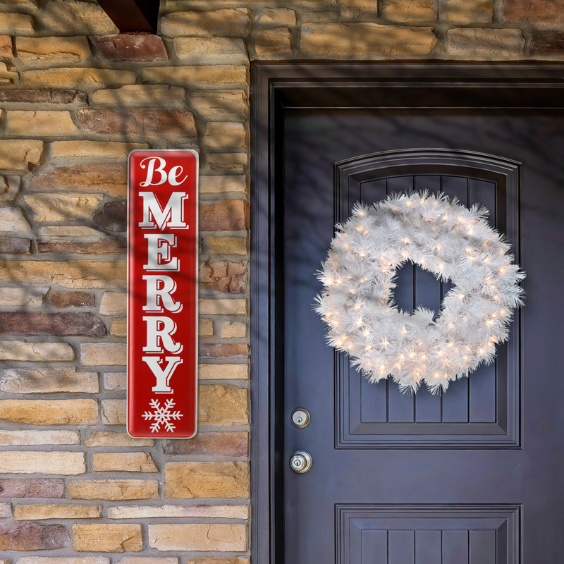 Plaque murale 31 "Be Merry The Holiday Aisle®
