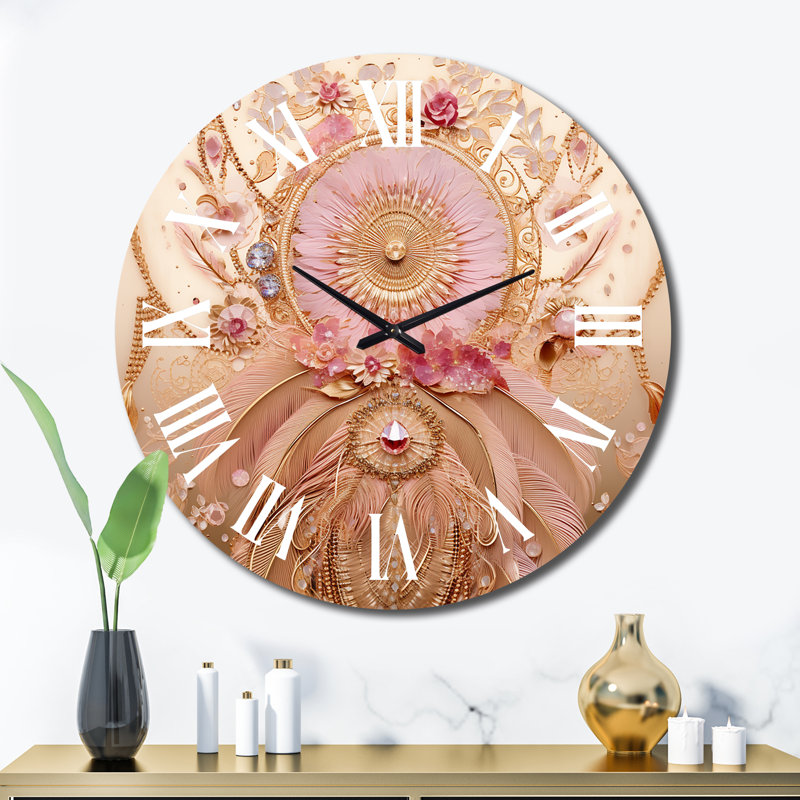 Horloge murale Boho Glam, Très grand