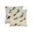 Set of Two 18" Cowhide Throw Pillows-205680464