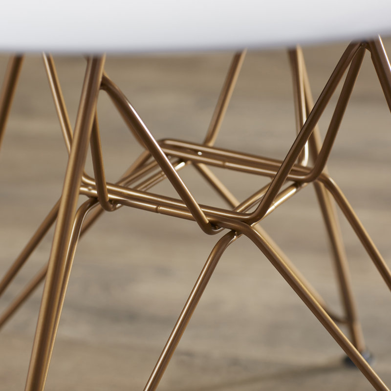 Chaise d'appoint Fann, Blanc