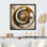 Art mural en spirale rétro «Caclulation The Universe»