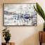 Across a Line - reproduction sur toile avec cadre flottant-742925668-742925671