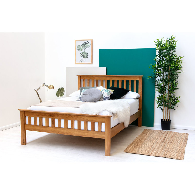 Aitkin Solid Wood Bed, Double (4'6)