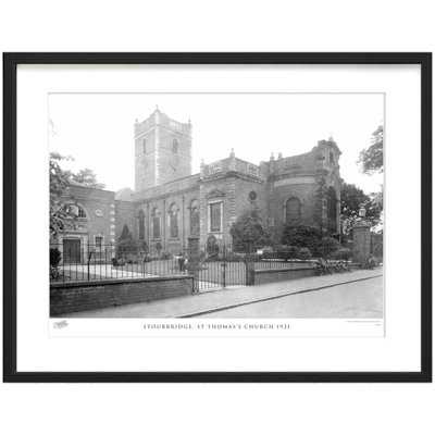 Stourbridge, St Thomas's Church 1931 - Single Picture Frame Print