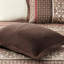 Couette rouge 5 pièces - King/King, motifs géométriques et à thèmes, avec coussins assortis, tissu confortable