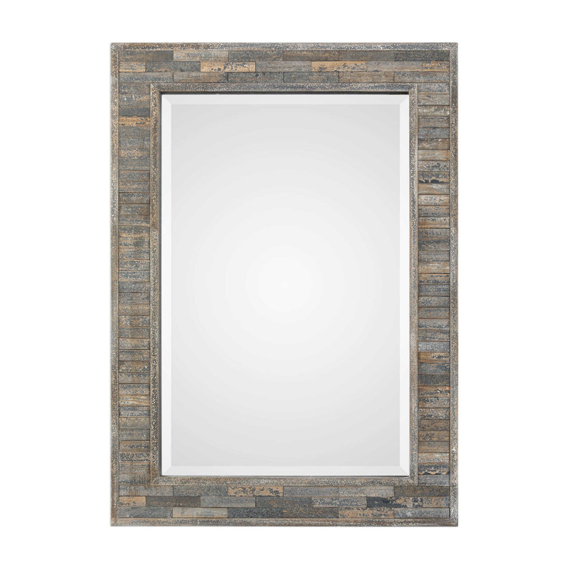 Solid Wood Frame Rectangle Mirror