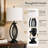 Landon 26" Traditional Black Metal Table Lamp Set with 3-Way Dimmable Light-219270237