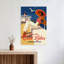 Retro Great Lakes Cruise Elegant Retro Serene Ocean Summer Wall Art Print 1 Piece Wrapped Canvas Wall Art-437395066