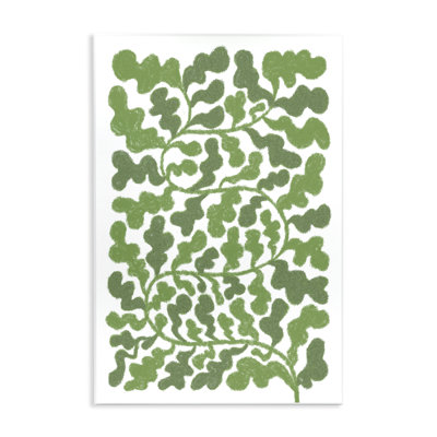 Art sur plaque de vigne verte complexe par Martina Pavlova