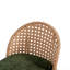 Swivel Upholstered Chenille Bar Stool-1646054772