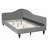 Twin Size L-Shaped Daybed with Solid Wood Legs - No Box Spring Needed, Durable for Years-573684366-573684367