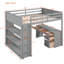 Lit mezzanine avec tablettes et bureau-608962412-608962413