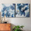 Blue Velveteen - ensemble de 2 reproductions sur toiles tendues-1431424707