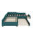 Upholstered Double Twin Size Daybed With Trundle And Drawer-1859866892