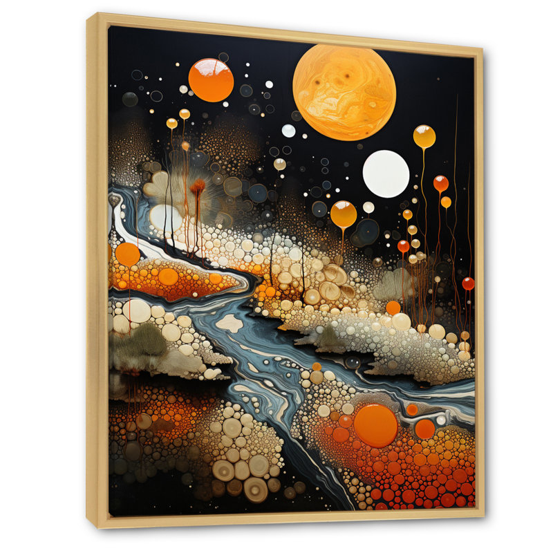 Collage Geyser Geotheral Wonders II sur toile, H 40 po x l 30 po x P 1,5 po, Cadre naturel flottant