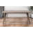 72" Dark Brown Solid Wood Dining Table