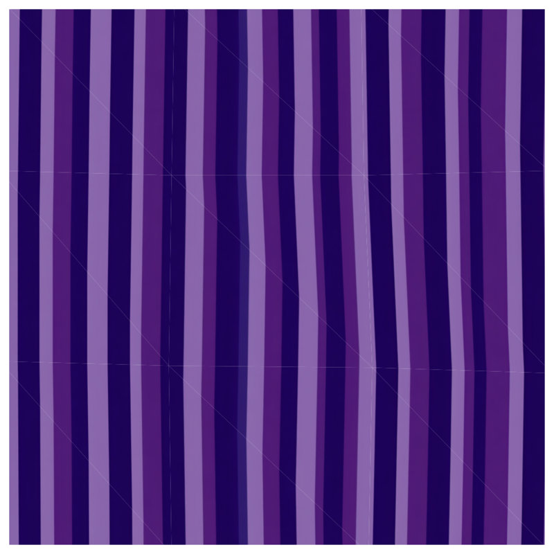Jeté en molleton Stripes - Jeté à motif pour canapés ou lits, L 80 po x l 68 po, Rayures mauves