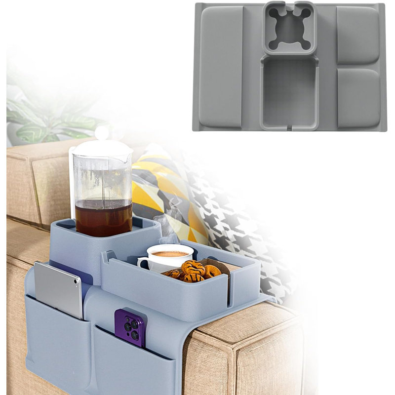 Porte-gobelet pour canapé, Gris