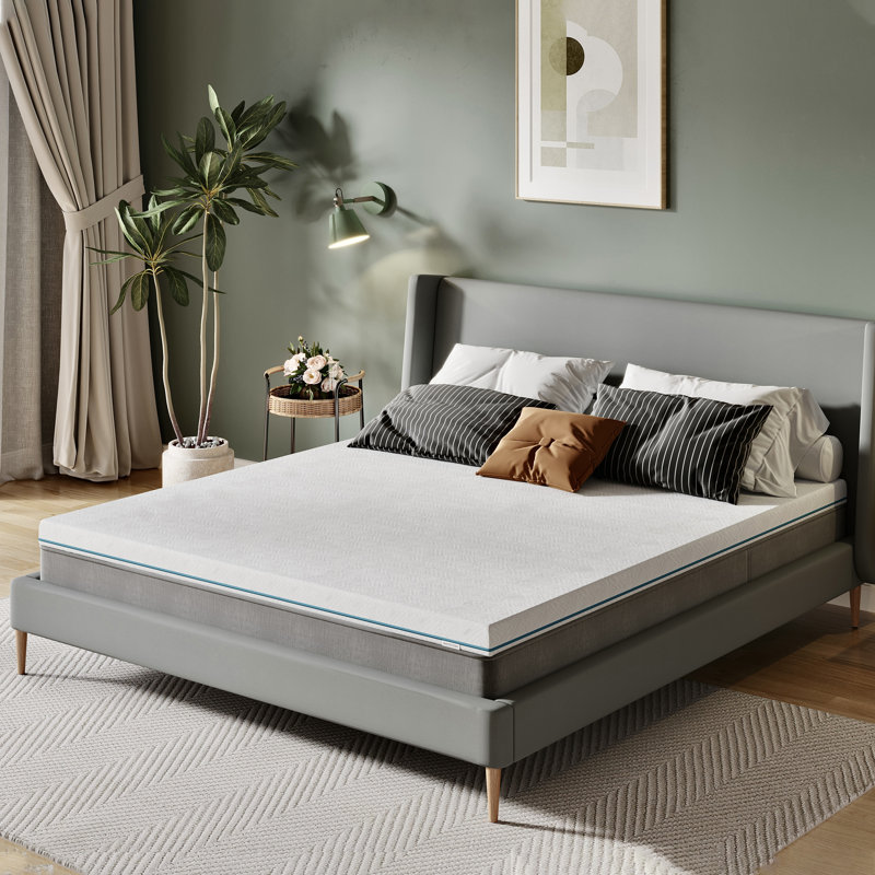 Surmatelas en mousse viscoélastique gélifiée 3 pouces Overkamp Overkamp, Grand