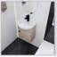 Petit meuble-lavabo de 18 po avec lavabo en céramique, fixation murale