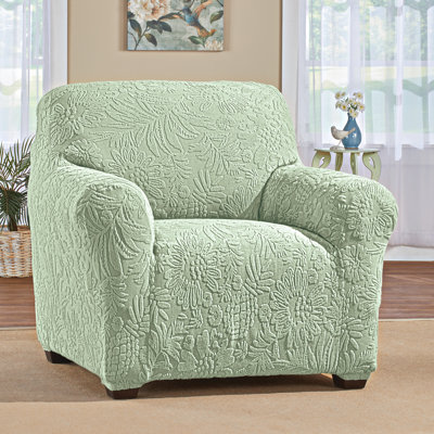 Polyester Box Cushion Armchair Slipcover