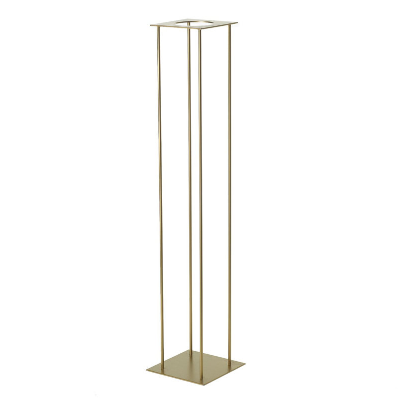 Bourdieu Plant Stand 1 Tier, 45" H x 8" L x 8" D, Gold