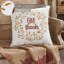 Coussin à pompons 18 x 18