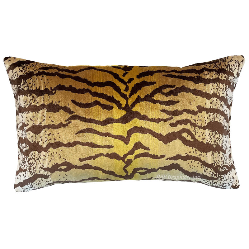 Velvet Lumbar Pillow Cover & Insert