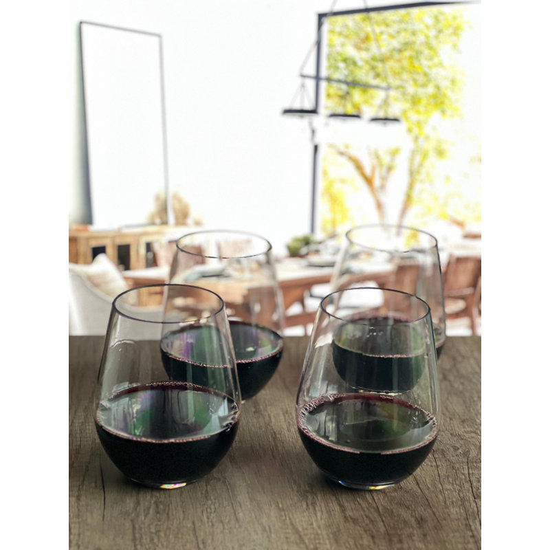 Ensemble de 4 verres ovales halo Tritan