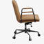 Chaise de bureau pivotante en rhum