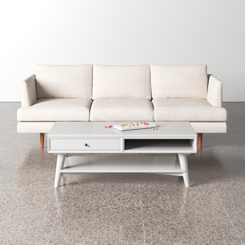 Williams Storage Coffee Table, White