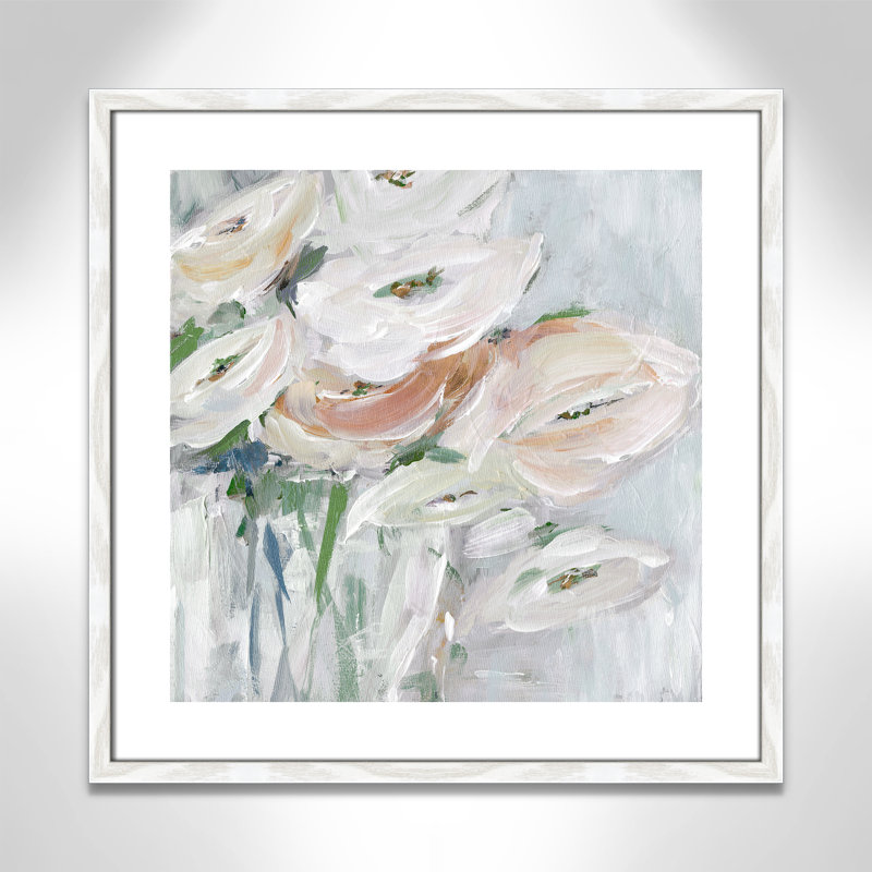 Impeccable " Impeccable " by Susan Pepe, White Wood Framed Paper, 24.75" H x 24.75" W x 0.75" D