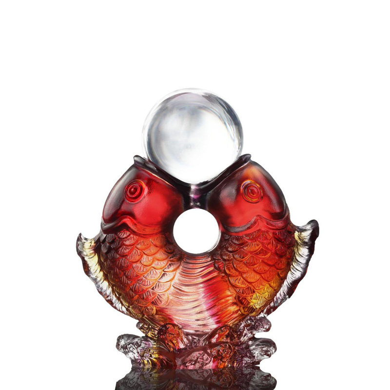 Turning of Ruyi Fish, Red