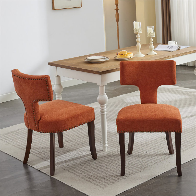 Ensemble de 2 chaises de salle à manger Mid Century
