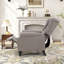 Fauteuil inclinable classique à dossier poussé de 29,5 po de large avec dossier et rivets (ensemble de 2)-1185911634