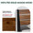 Acacia Christoper Premium Solid Wood Bed Frame, Platform Bed with Headboard Included, Mid century Modern Wood Bed, No Box Spring Needed, Fits All Mattresses-91742382-91742381
