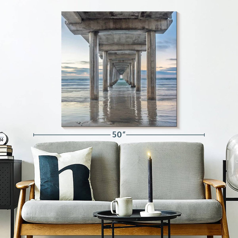 Aletra Scripps Pier, 33" H x 33" W