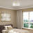 Flaire Fabric Semi Flush Mount-407736341-420096979