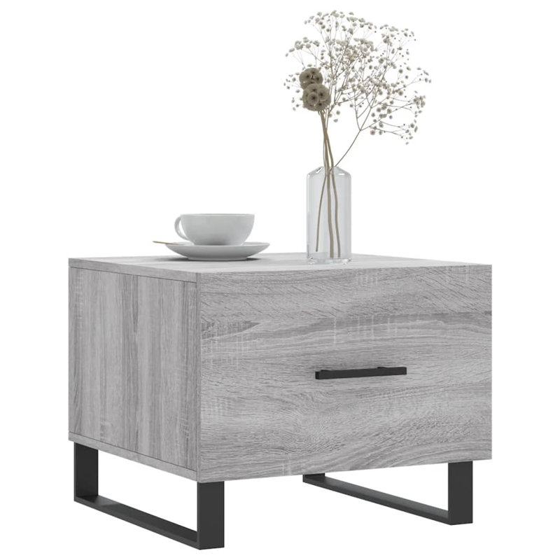 Sled Coffee Table with Storage, grey sonoma