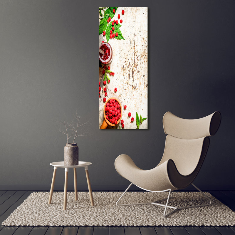 Raspberry Jam - Wrapped Canvas Print