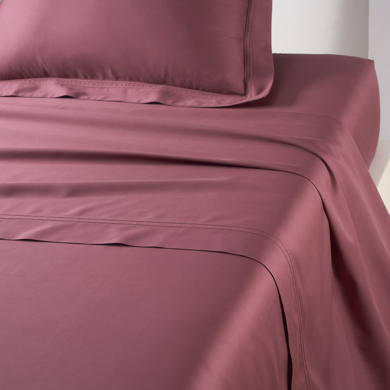 Triomphe Flat Sheet, King Flat Sheet, Celeste