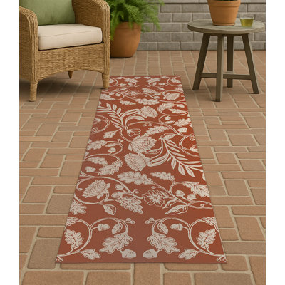 Autumn Vines Non Slip Outdoor Rug