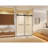 Frameless Double Sliding  Shower Door 44-48 "W X 74" H, 5/16 "(8Mm) Tempered Glass, Explosion Proof Film, Stainless Steel Handle, Square Tube Track, Matte Black-123210195