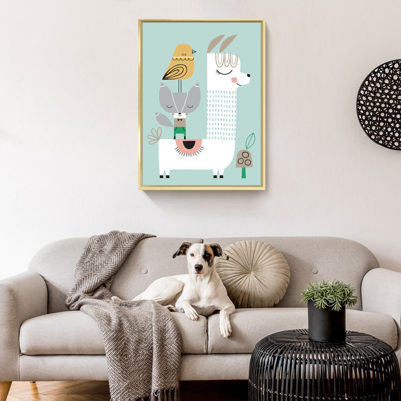 Impression sur toile, cadre flottant, H 16 po x l 12 po x P 1,6 po