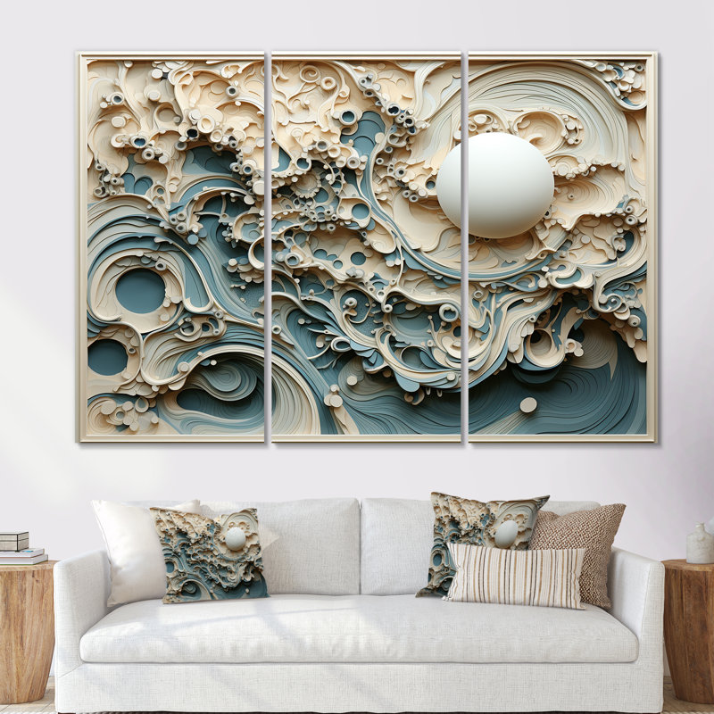 Minimalisme, ensemble d'illustrations sur toile, "Spiritual Illumination I", Toile tendue, H 32 po x l 48 po x P 1 po