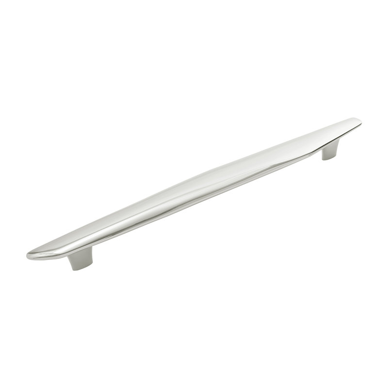 Pebble Collection Appliance Pull 18 Inch Center to Center, Polished Nickel