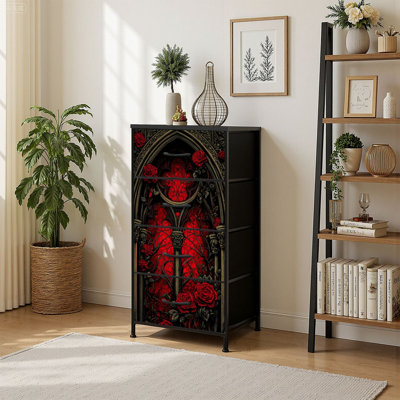 Commode de rangement verticale 4 tiroirs