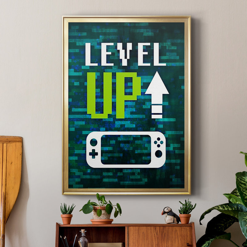 It's Game On III " It's Game On III ", Gold, 42.5" H x 30.5" W x 1" D